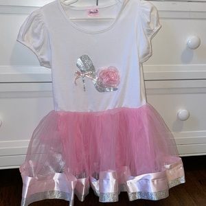 EUC toddler high heel dress size 4t
